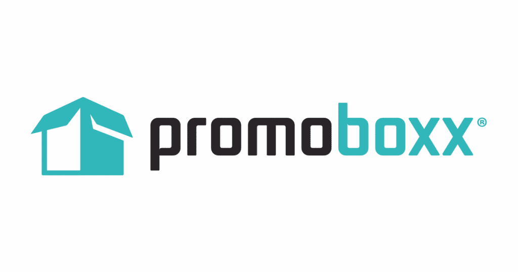 Logo for Promoboxx, the free digital marketing platform for specialty retailers.