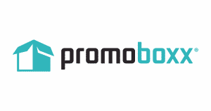 Logo for Promoboxx, the free digital marketing platform for specialty retailers.